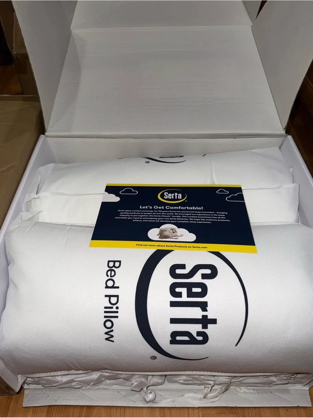 Brand new Serta classic bedding bundle size full